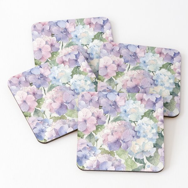 Item preview, Watercolor Hydrangeas designed and sold by CoolPixels.