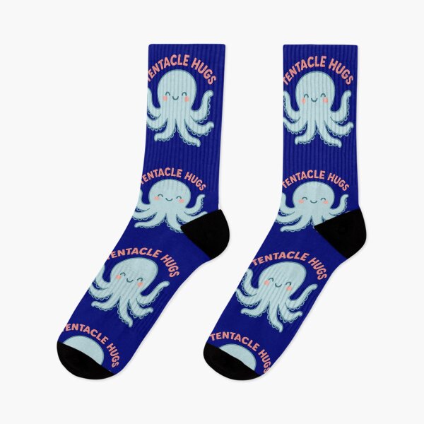 Item preview, Tentacle Hugs – Kawaii Octopus Pun designed and sold by BloomKind.
