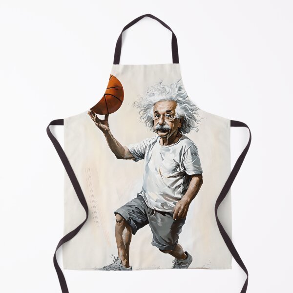Item preview, Einstein playing basketball designed and sold by paulrommer.