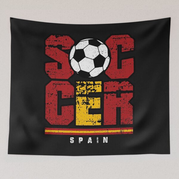 Item preview, SOCCER TEAMS BIG TEXT SOCCER - SPAIN - Fans and Teams for Men and Women T-shirt designed and sold by wallsandpatts.