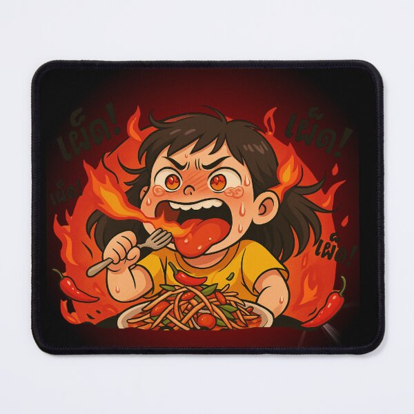 Item preview, Spicy Thai Food Challenge – Funny Cartoon Design designed and sold by konthai.familyart.