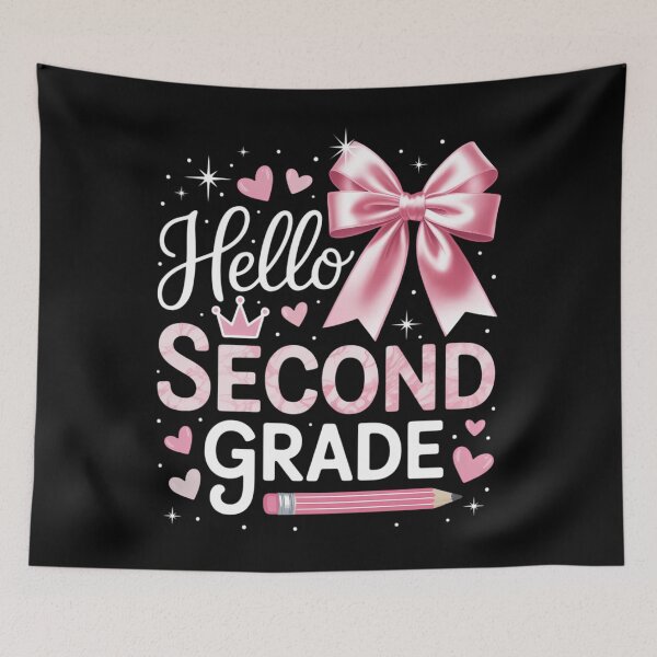Item preview, Hello Second Grade First Day Of School designed and sold by Sunset4Bones.