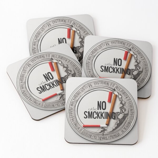 Item preview, No Smoking Parody Sign – Bold Anti-Smoking Design with a Twist designed and sold by Andrejopt2014.