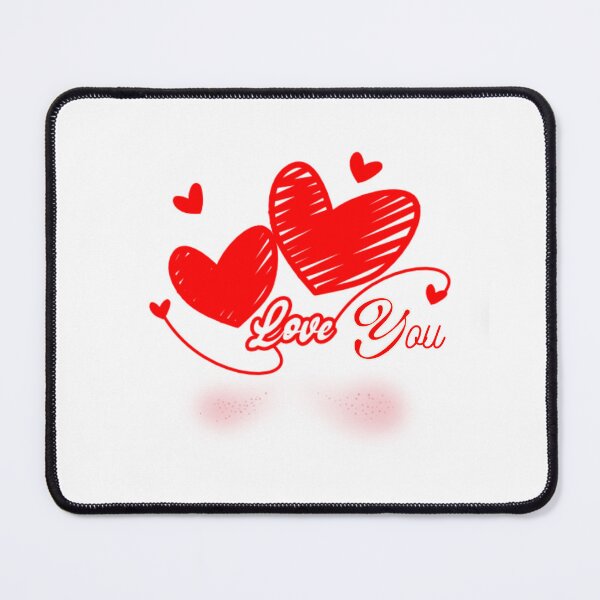 Item preview, Love you with red heart symbol designed and sold by okalharbi.