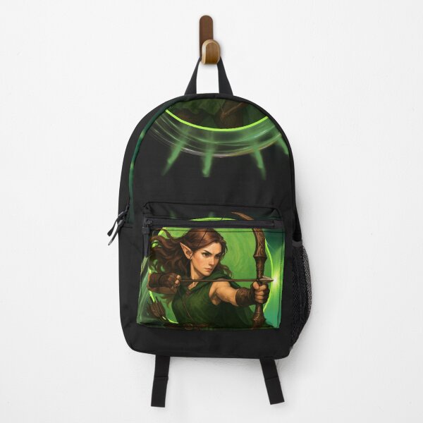 Item preview, Epic Elf Archer Warrior | Fantasy Female Bow Hunter Art designed and sold by konthai.familyart.