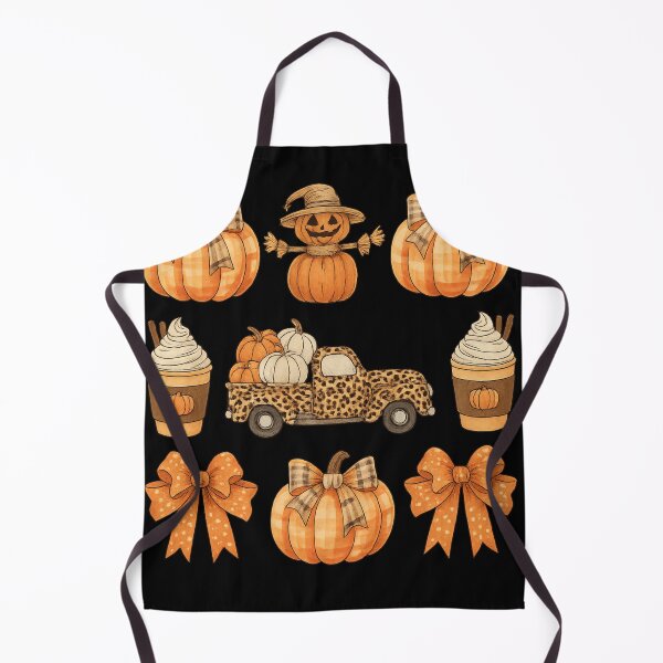 Item preview, Fall Pumpkin Collage with Leopard Truck and Plaid Bows designed and sold by haitrieuic96.