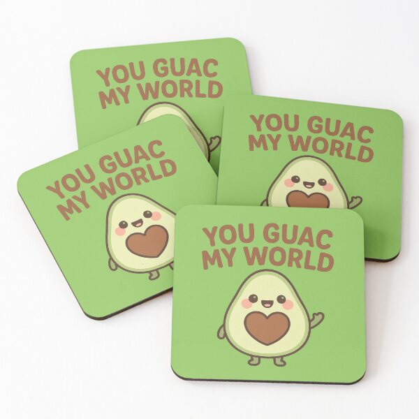 Item preview, You Guac My World – Avocado Pun designed and sold by BloomKind.