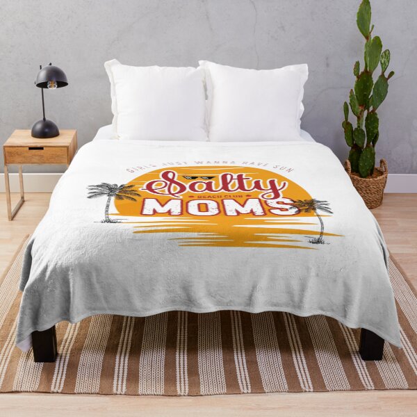 Item preview, Salty Moms Beach Club | Fun Retro Sunset Beach Design designed and sold by Rank Sol.