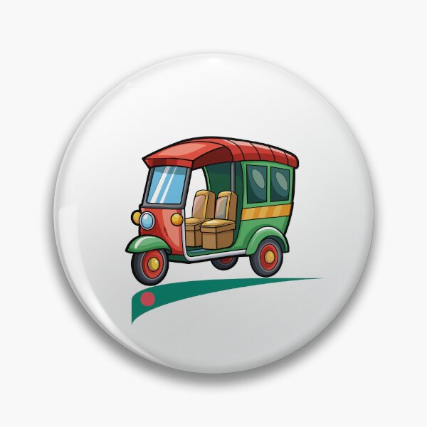 Item preview, Retro Bangladeshi Rickshaw designed and sold by MerchVersum.