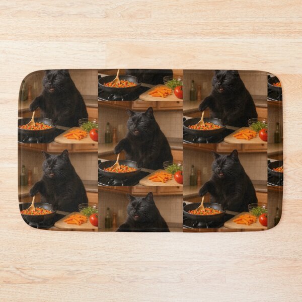 Item preview, Cat is cooking in a kitchen designed and sold by ParateePShop.