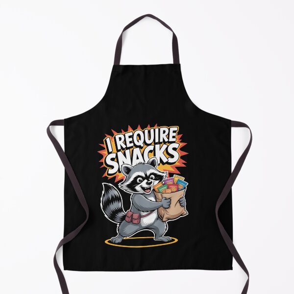 Item preview, I Require Snacks – Raccoon Bandit Mode designed and sold by Stock4U.