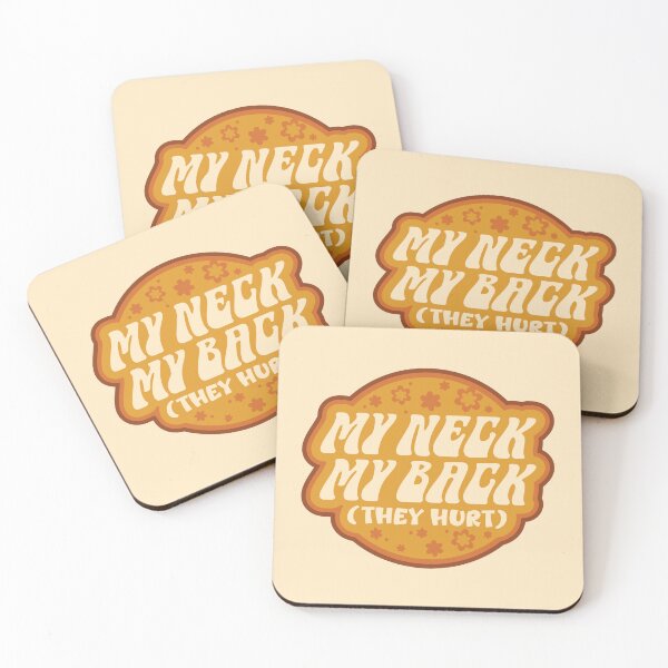 Item preview, My Neck My Back they hurt Retro designed and sold by wolfkin-design.