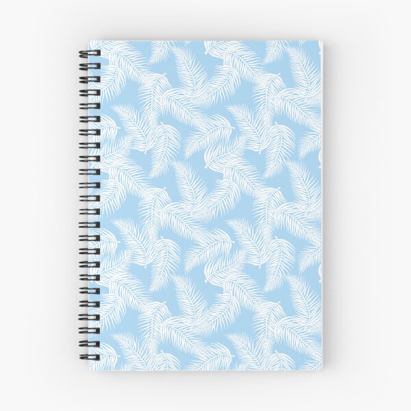 Item preview, Tropical Palms Print - Celeste Blue & White designed and sold by Daniel Bevis Design.
