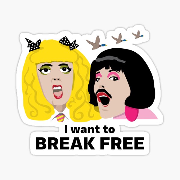 Item preview, Queen I want to Break Free Freddie Roger drag video designed and sold by Captain Banjo.