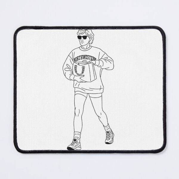 Item preview, Princess Diana in Off-Duty Royal Mode – 90s Street Style Line Art designed and sold by Outlined Era.