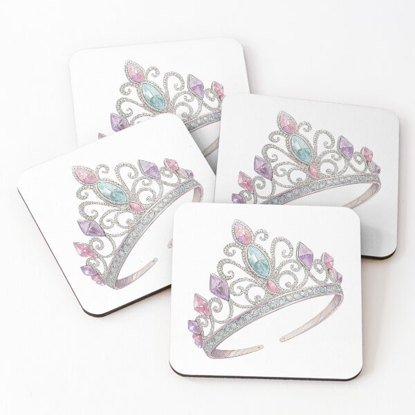 Item preview, A beautiful tiara with colorful diamonds designed and sold by Merrylands Artshop.