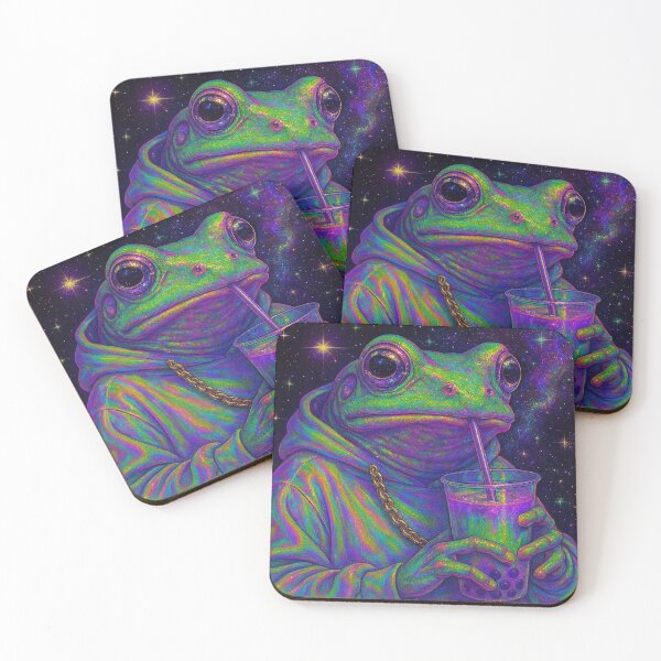 Item preview, Cosmic Boba Frog designed and sold by zzz888.