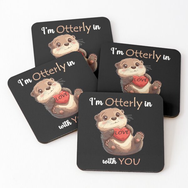 Item preview, I'm Otterly in Love with You designed and sold by Joyfulbits.