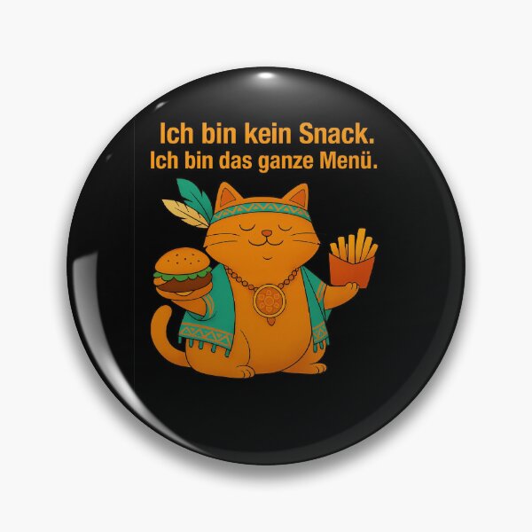 Item preview, I'm not a snack – I'm the whole meal | Funny fat cat with fries & burger designed and sold by sasahe.