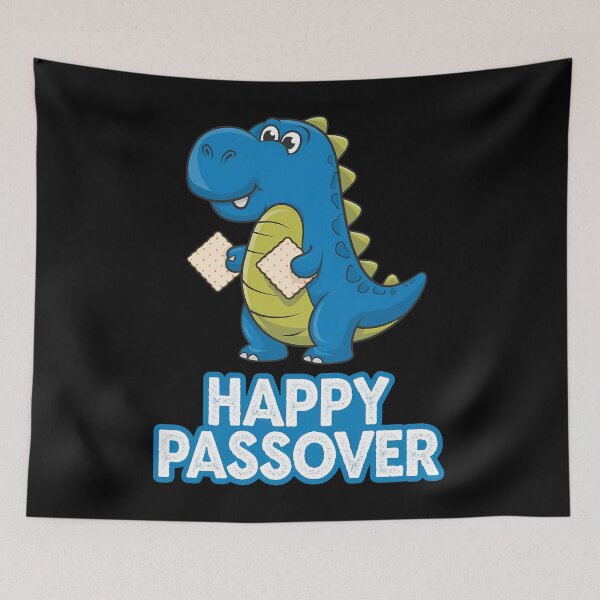 Item preview, Happy Passover Matzah Cute Dinosaur Matzo designed and sold by brynatshop.