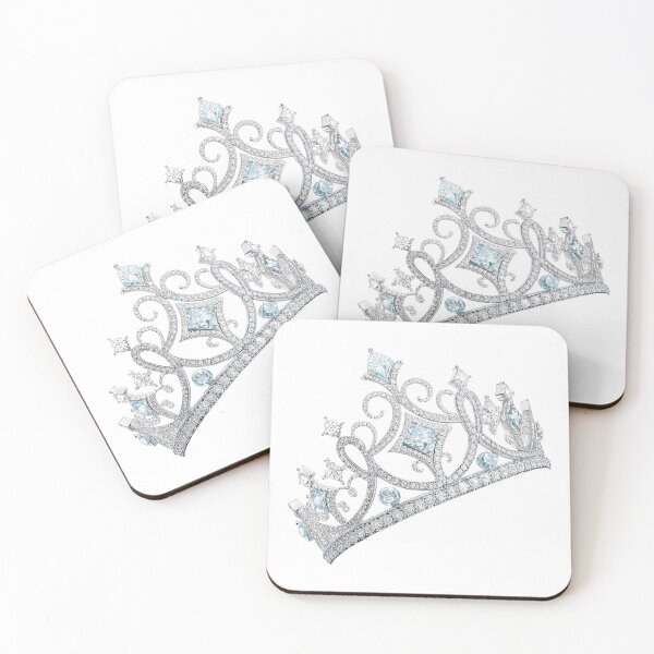 Item preview, A beautiful crown decorated with white and blue diamonds designed and sold by Merrylands Artshop.