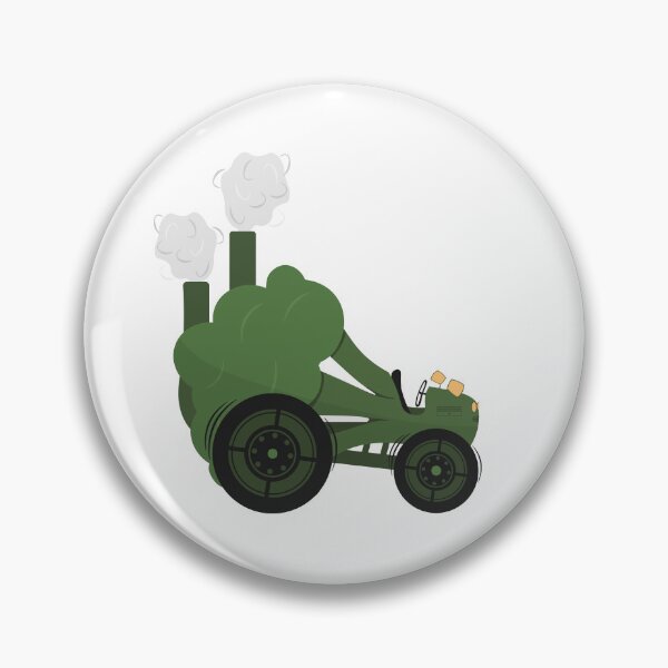 Item preview, Cartoon Broccoli Tractor designed and sold by rymarenko.