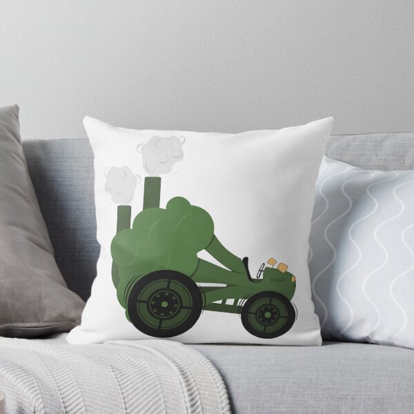 Item preview, Cartoon Broccoli Tractor designed and sold by rymarenko.