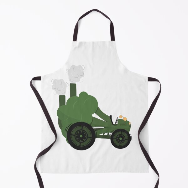 Item preview, Cartoon Broccoli Tractor designed and sold by rymarenko.