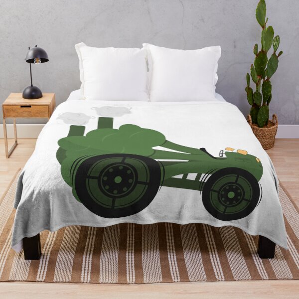 Item preview, Cartoon Broccoli Tractor designed and sold by rymarenko.