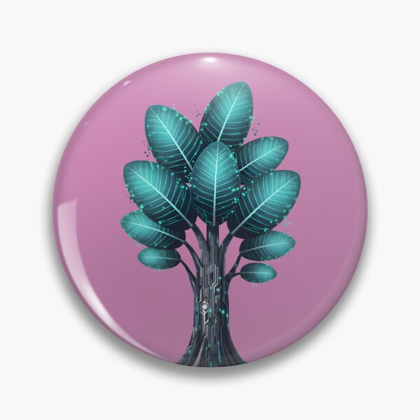 Item preview, Circuit Forest Tree – Sci-Fi Nature Element designed and sold by PreeCha Art & Co..