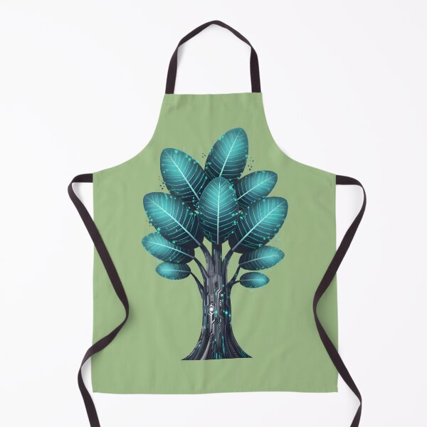 Item preview, Circuit Forest Tree – Sci-Fi Nature Element designed and sold by PreeCha Art & Co..