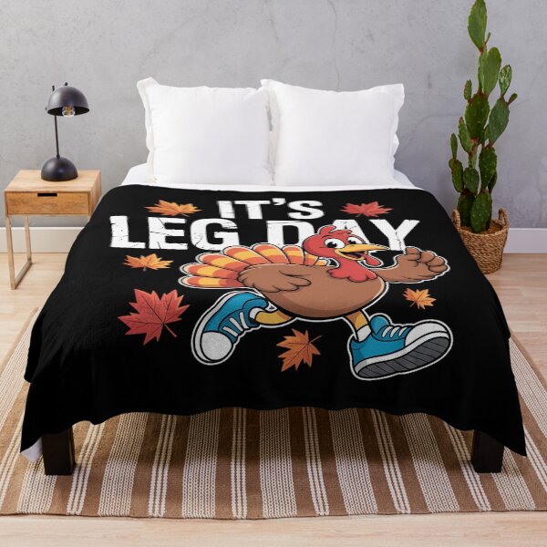 Item preview, It's Leg Day Turkey Running Funny Thanksgiving designed and sold by brynatshop.
