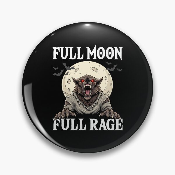 Item preview, FULL MOON, FULL RAGE - WEREWOLF HALLOWEEN designed and sold by KEF Custom.