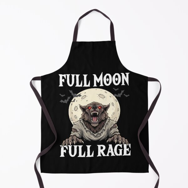 Item preview, FULL MOON, FULL RAGE - WEREWOLF HALLOWEEN designed and sold by KEF Custom.