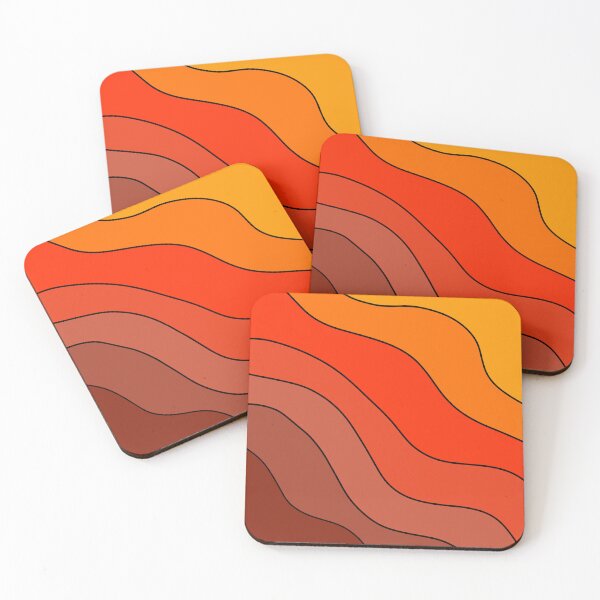 Item preview, Aesthetic fire wave pattern  designed and sold by TAbstractDesign.