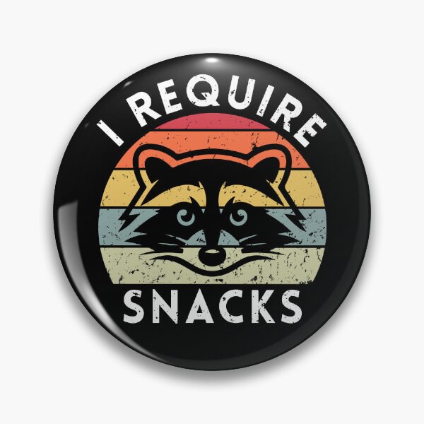 Item preview, I Require Snacks Funny Raccoon Sunset designed and sold by macciodesigns.