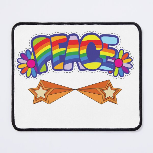 Item preview, Groovy Rainbow Peace Retro Design – Hippie Pop Art Vibe designed and sold by NorthernMan10.