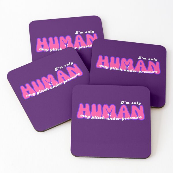 Item preview, I'm Only Human - Retro Soul Vibe Tee designed and sold by UBU-space.