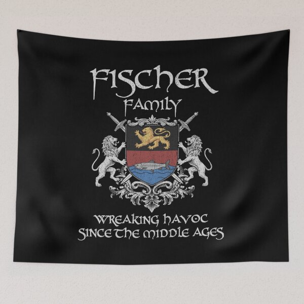 Item preview, Fischer Family Crest – Medieval Heritage Emblem for Ancestry Lovers & Vintage Style Fans designed and sold by 9X FR.