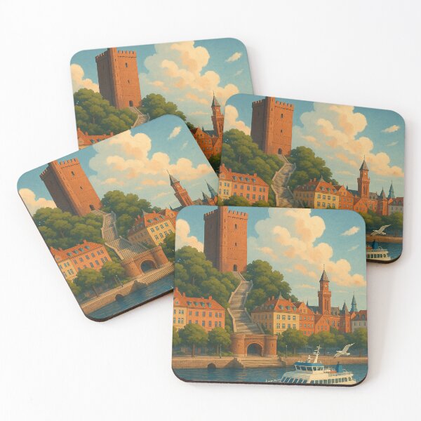 Item preview,  Kärnan and Waterfront, Helsingborg Sweden designed and sold by Aryabek.