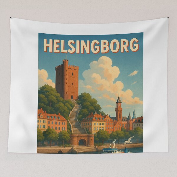 Item preview,  Kärnan and Waterfront, Helsingborg Sweden designed and sold by Aryabek.