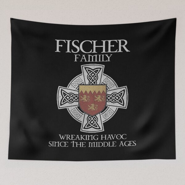 Item preview, Fischer Family Crest – Medieval Heritage Emblem for Ancestry Lovers & Vintage Style Fans designed and sold by 9X FR.