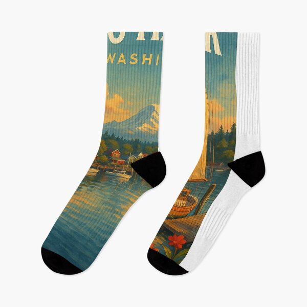 Item preview,  Gig Harbor and Mount Rainier, Washington designed and sold by Aryabek.