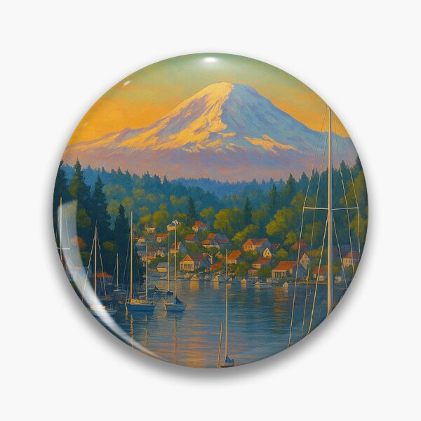 Item preview, Evening Light on Gig Harbor, Washington designed and sold by Aryabek.