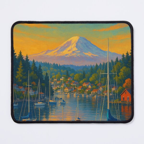 Item preview, Evening Light on Gig Harbor, Washington designed and sold by Aryabek.
