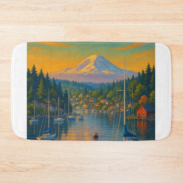 Item preview, Evening Light on Gig Harbor, Washington designed and sold by Aryabek.