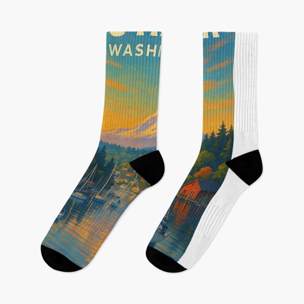 Item preview, Evening Light on Gig Harbor, Washington designed and sold by Aryabek.