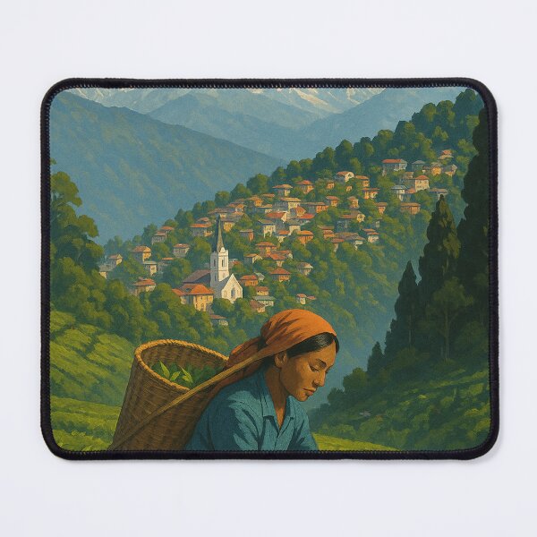 Item preview, Tea Harvest in Darjeeling, India designed and sold by Aryabek.