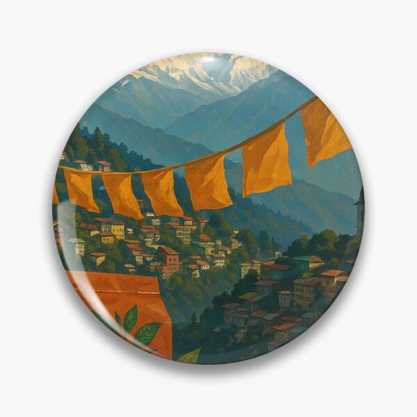 Item preview,  Darjeeling Tea and the Himalayas, India designed and sold by Aryabek.
