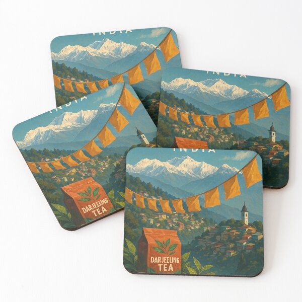 Item preview,  Darjeeling Tea and the Himalayas, India designed and sold by Aryabek.